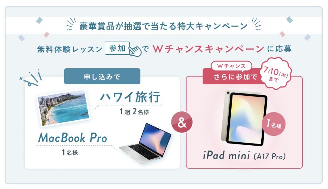SHElikes7月のキャンペーン
